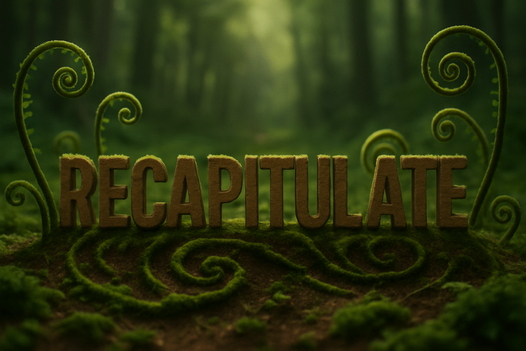 Recapitulate