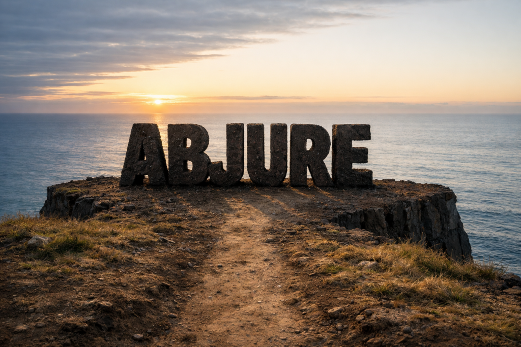 Abjure