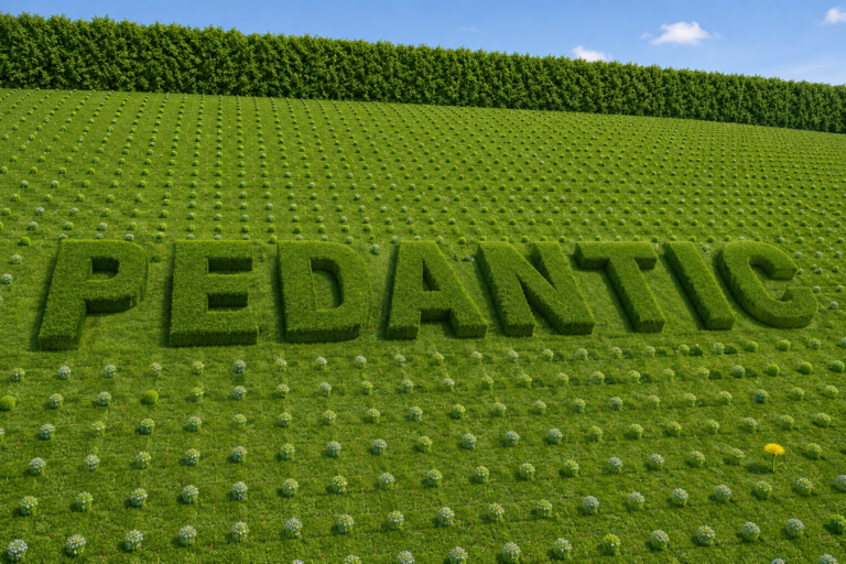 Pedantic