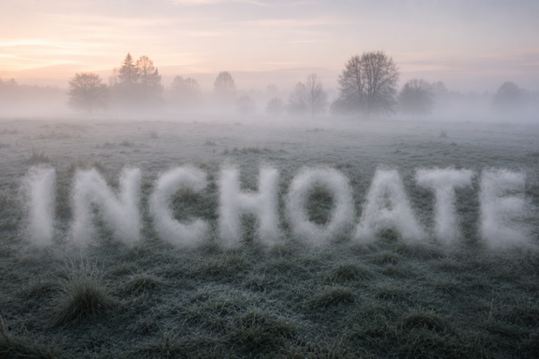 Inchoate