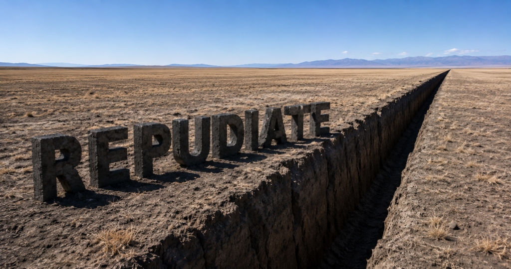Repudiate